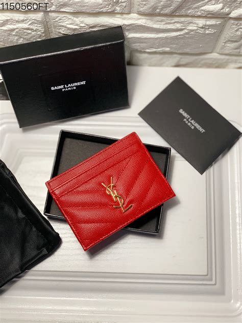 ysl blush card case|YSL card cases.